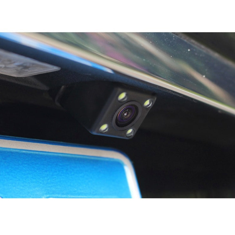 PZ601-C TFT LCD 2 Video Input 4.3 Inch Parking Monitor 2 in 1 with 648*488 Pixels Rear View Camera Glass Lens with 6m RCA Video Cable, PZ601-C