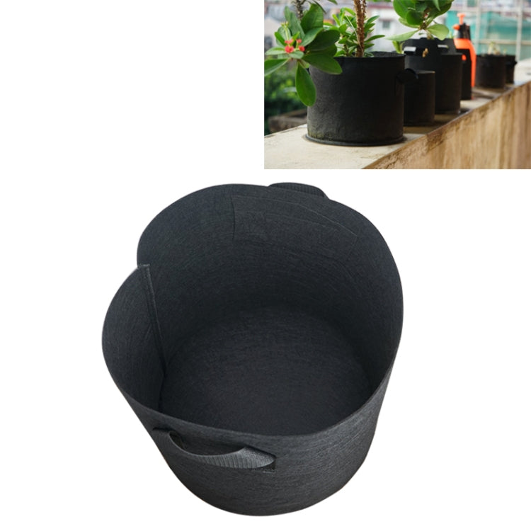 1 Gallon Planting Grow Bag Thickened Non-woven Aeration Fabric Pot Container with Handle, 1 Gallon
