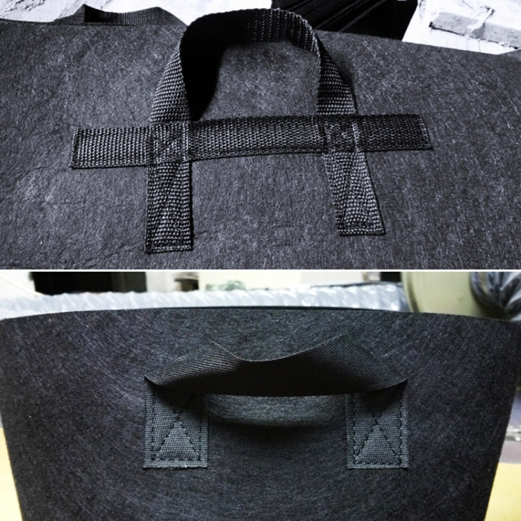 1 Gallon Planting Grow Bag Thickened Non-woven Aeration Fabric Pot Container with Handle, 1 Gallon