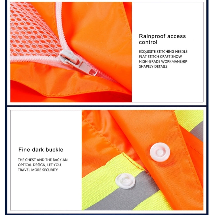 Adult Split Reflective Raincoats Rain Pants Cleaners Waterproof Clothes Labor Insurance Safety Sanitation Suits, Size: M