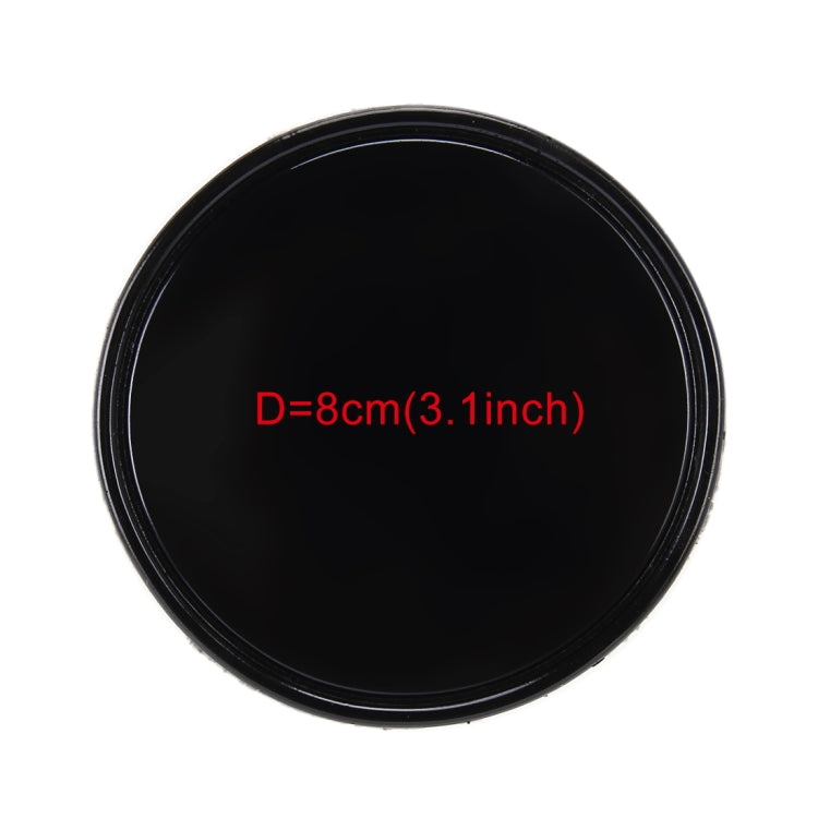 Car Auto Round Soft Rubber Dashboard Anti-slip Pad Mat for Phone / GPS/ MP4/ MP3, Diameter: 8cm, Round Soft Rubber Mat(Black)