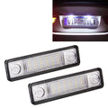 2 PCS DC 12V 2W 120LM 6000K LED License Plate Light 18-SMD Bulbs Lamps for Astra F 91-98, G Estate(F69) 98-05, Opel Corsa B 93-00, Omega A 86-94, For Astra/Opel Corsa