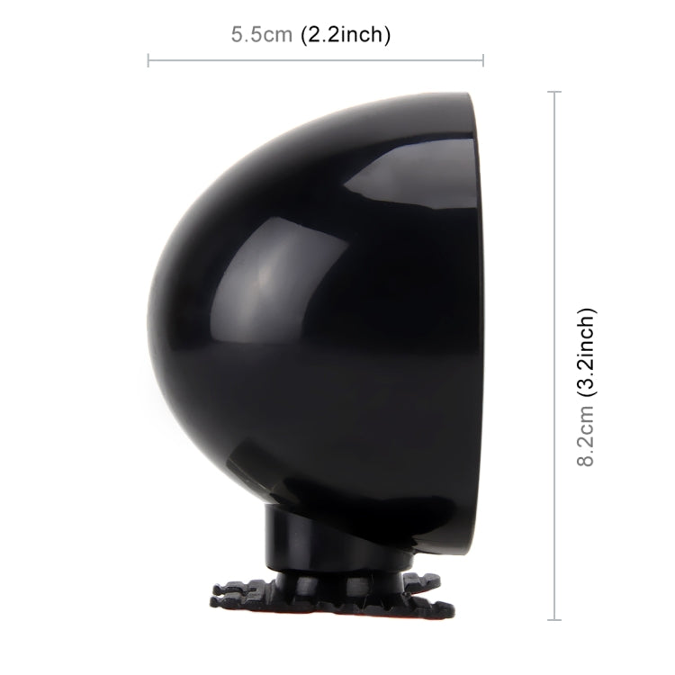 3R-044 Auxiliary Rear View Mirror Car Adjustable Blind Spot Mirror Wide Angle Auxiliary Rear View Side Mirror, 3R-044 (Black), 3R-044 (Silver), 3R-044 (White)