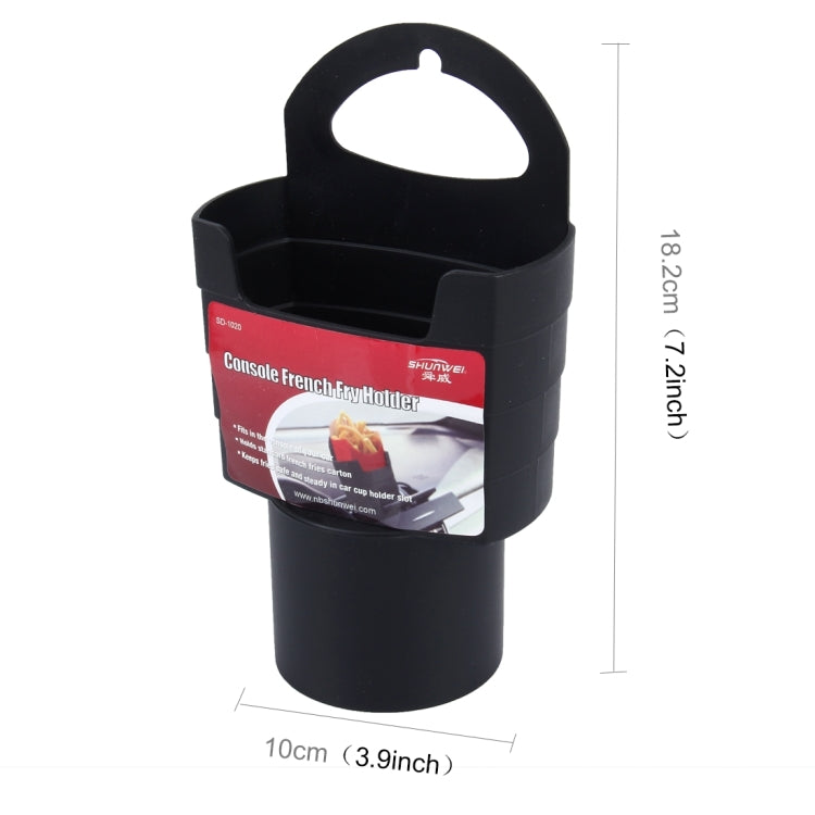 SHUNWEI SD-1020 Universal Console Car French Fry Drink Can Plastic Stand Holder, French Fry Drink Can Stand Holder