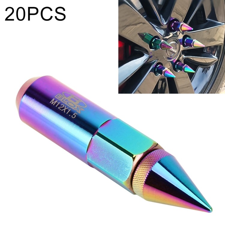 20 PCS Wheel Drive Hub Adaptor Car Wheel Nut  Adjustable Decorative Steering Wheel Hub Nut, 20 PCS