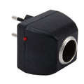 Vehicle Power Inverters 90-240V AC to 12V DC with Car Cigarette Lighter Socket Adapter Converter Vehicle Amplifier Power Output: DC 12V 600mA(EU Plug), 12V 600mA(EU Plug)