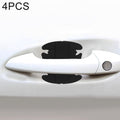 4 PCS Car-Styling Car Door Handle Scratches Resistant Sticker, Car Door Handle Sticker, 4 PCS