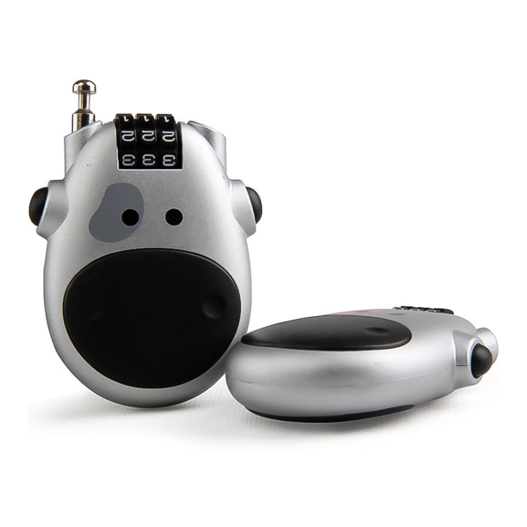 JASIT Portable Multifunction Cute Cow Travel Luggage Password Lock, Luggage Password Lock