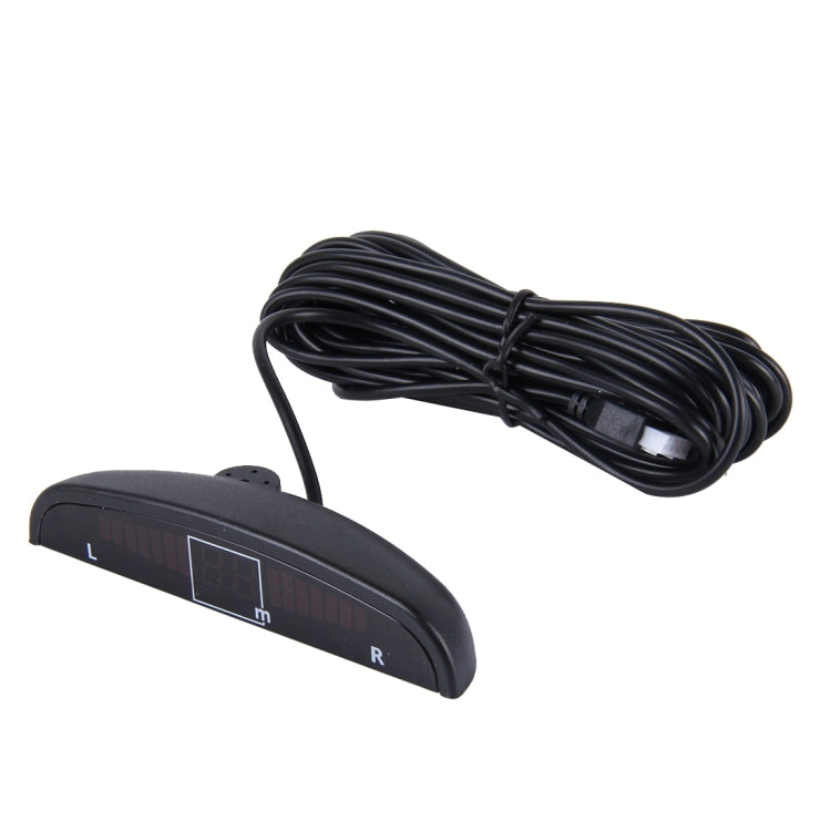 Car Voice Prompt Reverse Backup Radar System - Premium Quality 4 Parking Sensors Car Reverse Backup Radar System with LCD Display, Backup Radar System