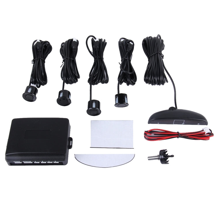 Car Voice Prompt Reverse Backup Radar System - Premium Quality 4 Parking Sensors Car Reverse Backup Radar System with LCD Display, Backup Radar System