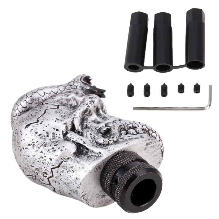 LX Tandy Creative Universal Car Snake Ghost Shaped  Shifter Cover Manual Automatic Gear Shift Knob, Snake Ghost Shaped