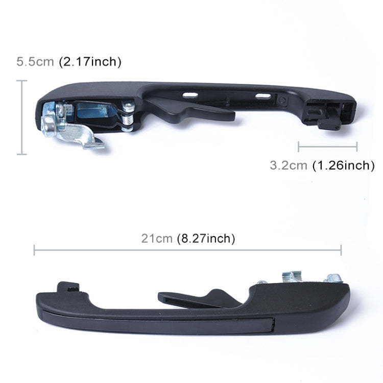1 Set Auto Backdoor Left Right Handles 191837206 for Volkswagen Golf, For Volkswagen Golf