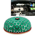 HKS 76mm Round Mushroom Super Power Car Cleaner Air Filter Flow Admission 3-layer Dry Filter Super Stealth Frame High Performance Air Induction Air Flow Filter, 10cm