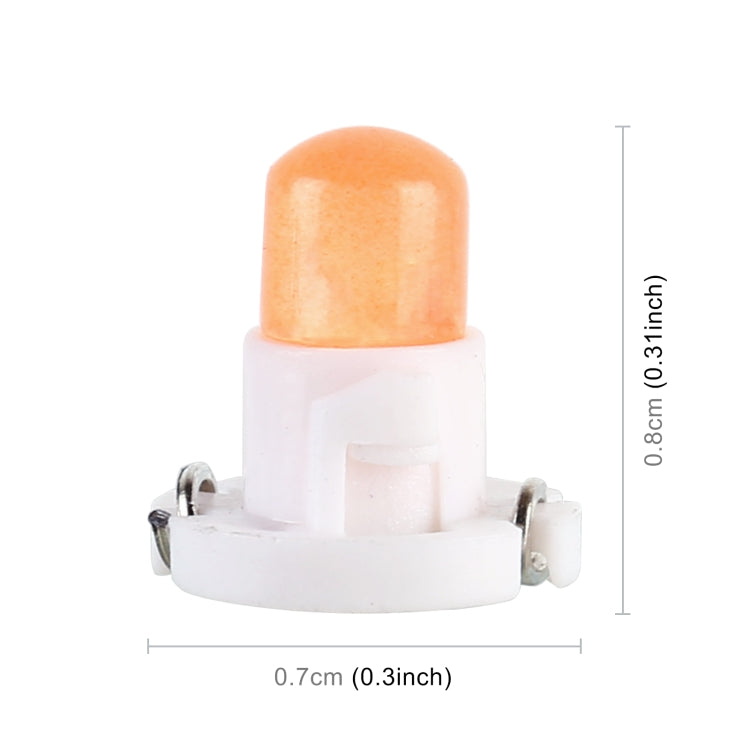 10PCS 2W T4.2 Wedge Instrument Panel LED Light Dashboard Gauge Cluster Indicator Lamp Bulb, T4.2, 2W T4.2