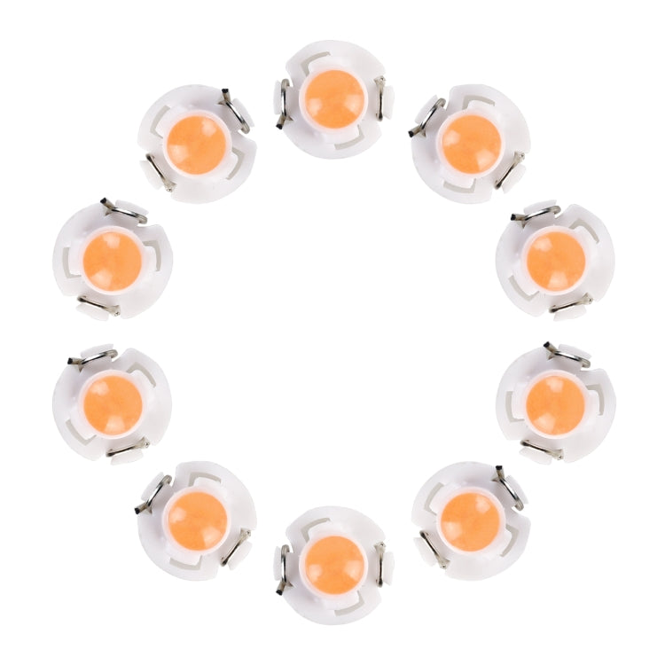 10PCS 2W T4.2 Wedge Instrument Panel LED Light Dashboard Gauge Cluster Indicator Lamp Bulb, T4.2, 2W T4.2