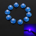 10PCS 2W T4.7 Wedge Instrument Panel LED Light Dashboard Gauge Cluster Indicator Lamp Bulb, 2W  T4.7, 2W T4.7