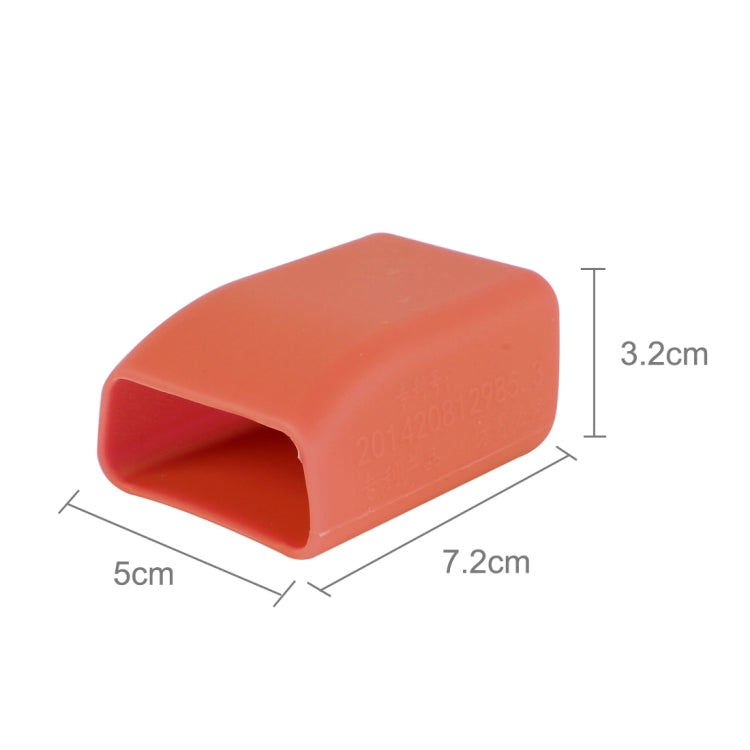 Safe Rubber Car Seat Belt Clips Locking Buckles Protective Cover, Orange, Green, Blue, Red, Yellow, Black
