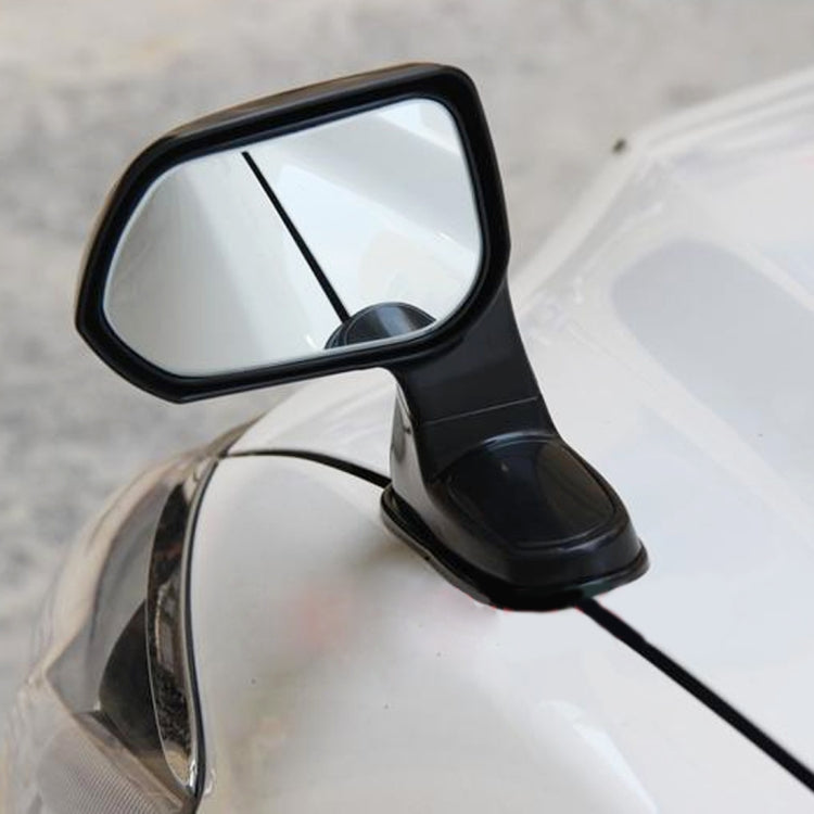 3R-105 360 Degree Rotatable Left Side Assistant Mirror for Auto Car, 3R-105L(Black), 3R-105L (Silver)