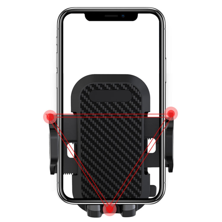 Multi-function Vehicle Navigation Frame Suction Cup Car Mount Phone Holder, Suction Cup Mount Phone Holder (Black)