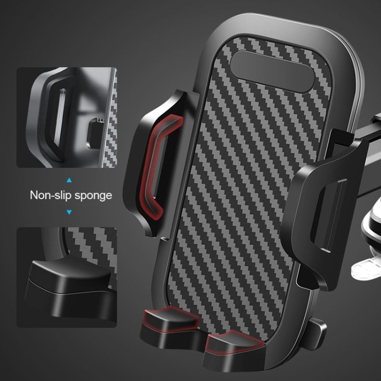Multi-function Vehicle Navigation Frame Suction Cup Car Mount Phone Holder, Suction Cup Mount Phone Holder (Black)