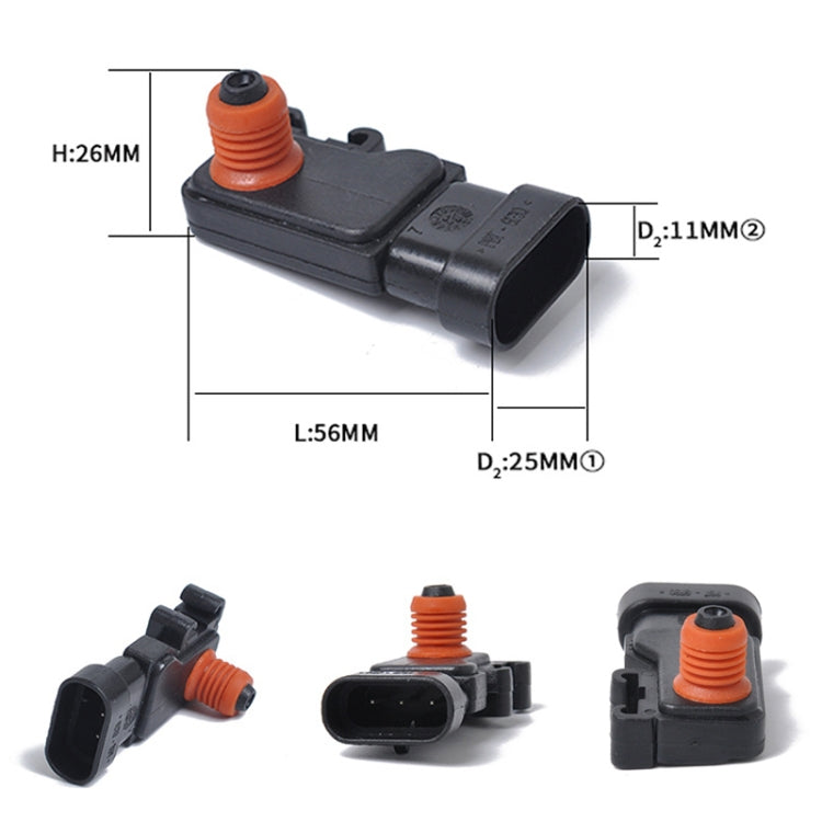 Car Intake Manifold Absolute Pressure Sensor MAP Sensor 16212460 for Buick  / Chevrolet / Daewoo, For Buick / Chevrolet / Daewoo
