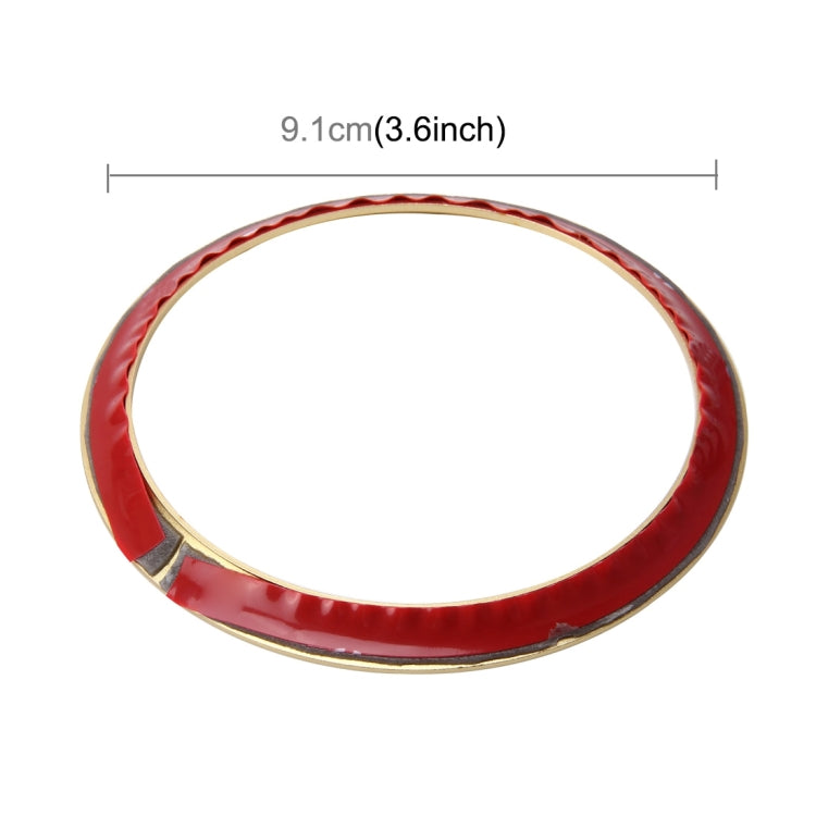 2 PCS Car Logo Decorative Circle Steering Wheel Decoration Ring Sticker Logo Car Styling Modification Car Front Logo Ring Decoration Rear Cover Trim Hood Emblem Rings for BMW 5 Series, For BMW 5 Series