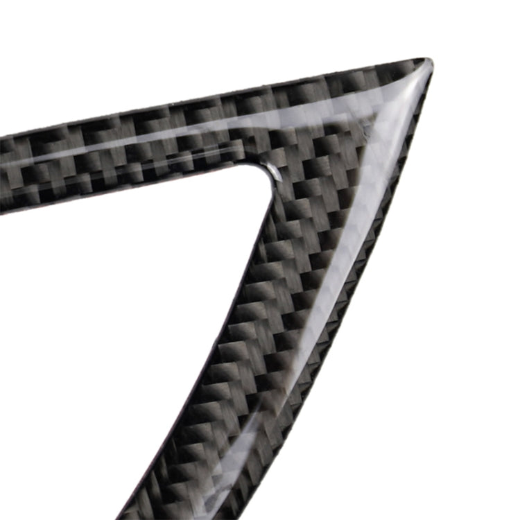 2 PCS For Left Driving Car Carbon Fiber Intermediate Air Outlet Panel Soild Color Decorative Sticker for BMW Z4 2009-2015, 2 PCS Air Outlet Panel Sticker(Solid Color)