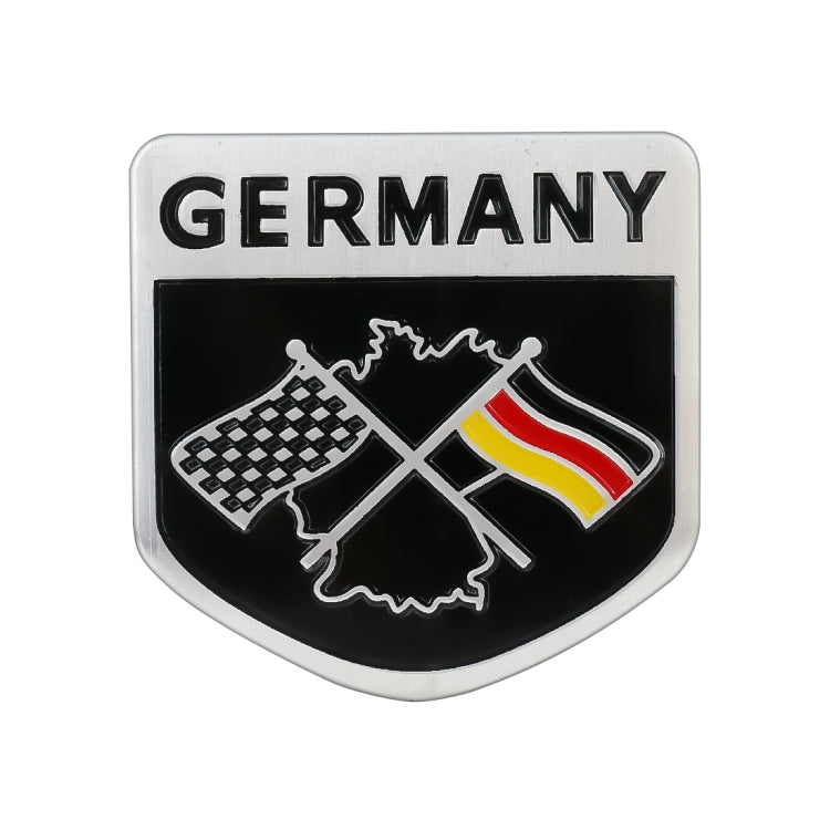Car-Styling German Flag Pattern Random Decorative Sticker, German Flag Shape