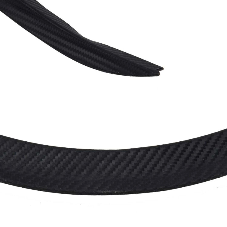2 PCS 54cm Car Stickers Rubber Large Round Arc Strips Universal Fender Flares Wheel Eyebrow Decal Sticker Eyebrow Car-covers Black Striped Round Arc Strips, 75 x 2cm, 45 x 2cm