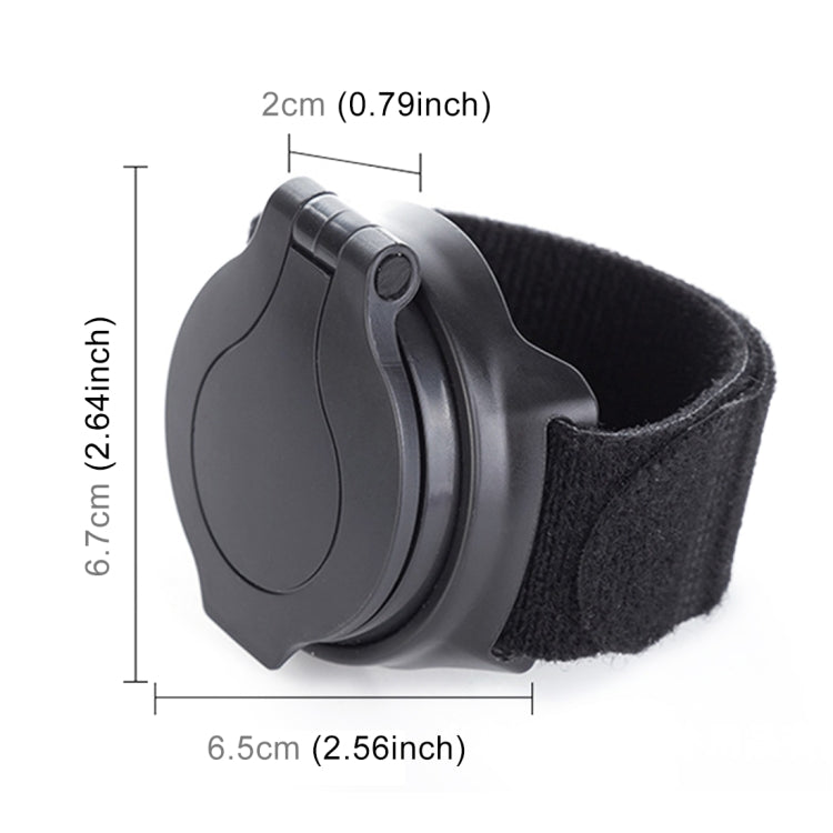 Bicycle 360 Degree Back Mirror Arm Wrist Strap Rear View Mirror, Wrist Strap Rear View Mirror
