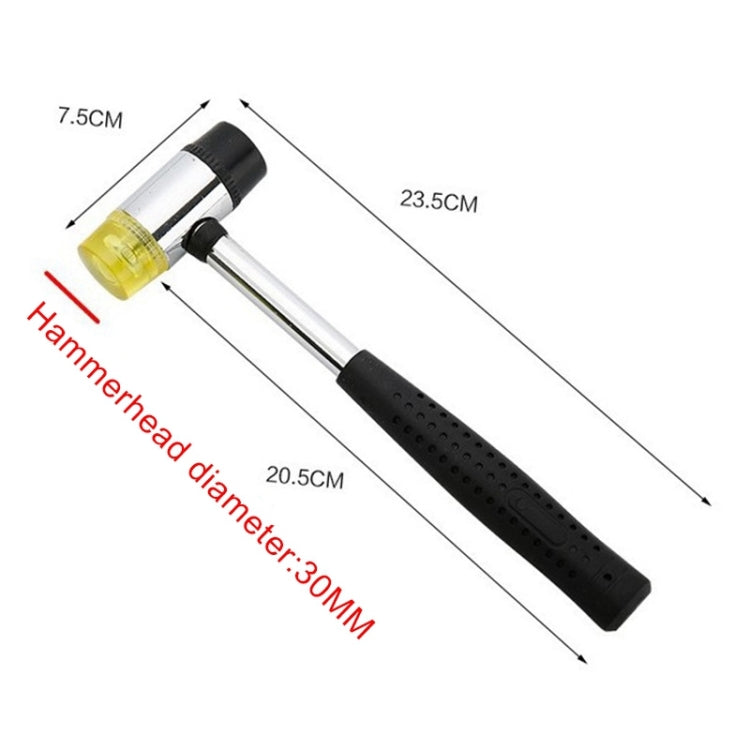 30mm Mini Steel Handle Round Head Hammer, 30mm