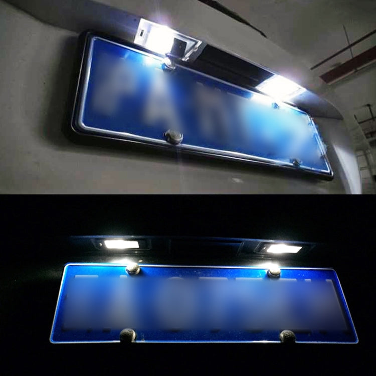 2 PCS DC 12V 3W 150LM 6000K LED License Plate Light 9LEDs SMD-4014 Bulbs Lamps for Ford Raptor F150, For Ford Raptor F150