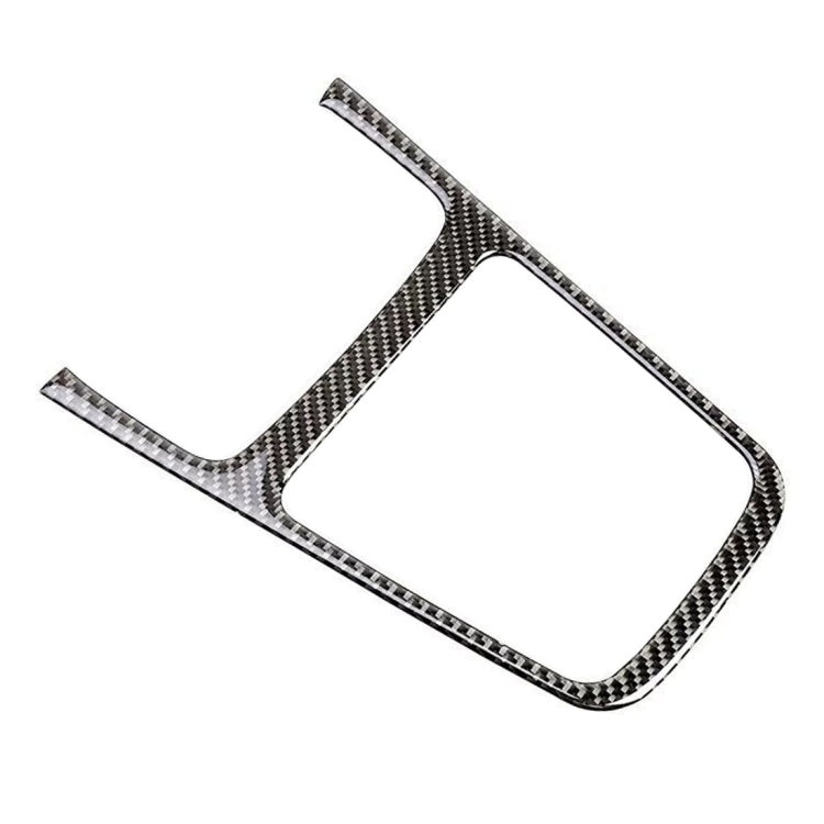 Car Carbon Fiber Central Control Panel Frame Decorative Sticker for Mercedes-Benz GLA 2015-2018, Central Control Panel Frame