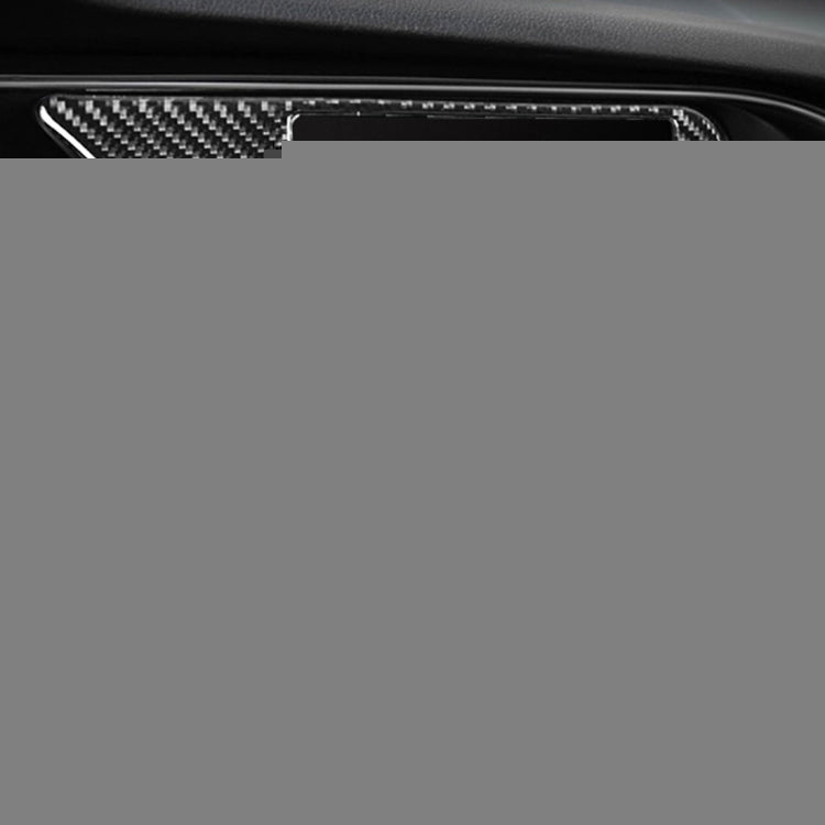 Car Carbon Fiber Inner Frame without Navigation Decorative Sticker for Audi A4L / A5 / Q5 2009-2016, Inner Frame without Navigation