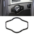 Car Carbon Fiber Headlight Switch Button Decorative Sticker for Audi A4L / A5 / Q5 2009-2016, Headlight Switch Button