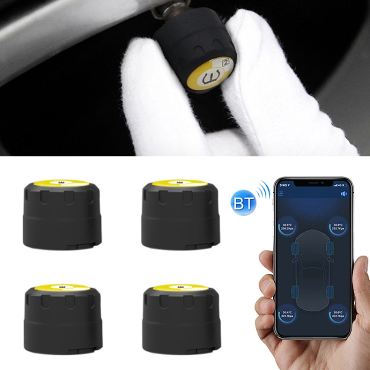 V11B Car Smart Multi-functional Tire Air Pressure Inflator Gauge Vehicle Tester Inflation Monitoring, Support Bluetooth 4.0, V11B