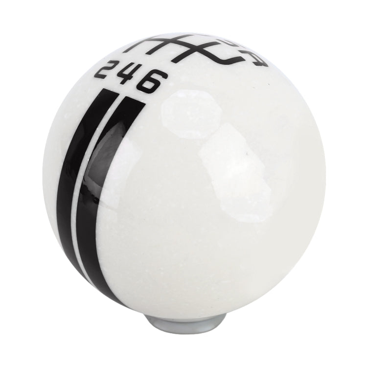 Universal Vehicle Ball Shape Modified Resin Shifter Manual 6-Speed Right-R Gear Shift Knob