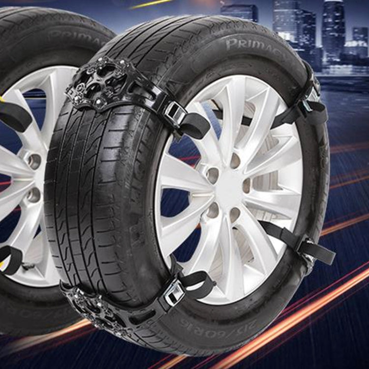 8PCS Car Snow Tire Anti-skid Chains For Family Car, Anti-skid Chains 2, Anti-skid Chains 4