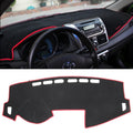 Left-hand Drive Dark Mat Car Dashboard Cover Car Light Pad Instrument Panel Sunscreen for 2014 Vios (Please note the model and year), For 2014 Vios