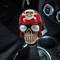 Glasses Skull Shaped Universal Vehicle Car Shifter Cover Manual Automatic Gear Shift Knob, Skull Head Shape 12
