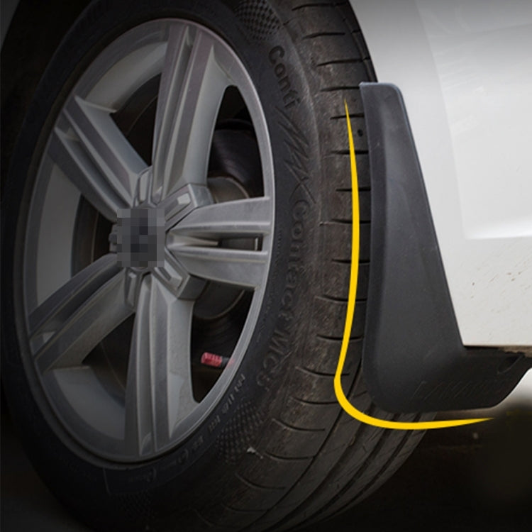 4 PCS Car Auto Semi-Rigid PVC Splash Flaps Mudguards Fender Guard for Honda City 2015-2020, For  Version City
