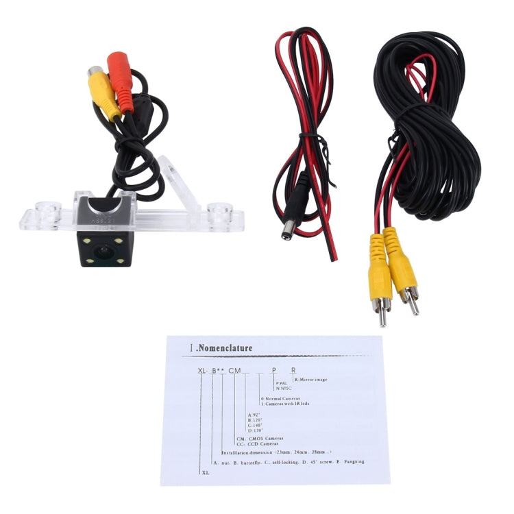 656×492 Effective Pixel  NTSC 60HZ CMOS II Waterproof Car Rear View Backup Camera With 4 LED Lamps for Chevrolet Epica 2008-2013 Version / Cruze 2008-2014 Version / Captiva 2012-2014 Version , For Chevrolet Epica 2008-2013 Version