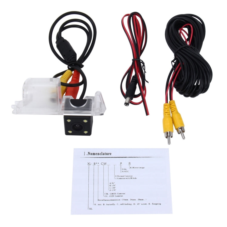656×492 Effective Pixel  NTSC 60HZ CMOS II Waterproof Car Rear View Backup Camera With 4 LED Lamps for Volkswagen Golf6 2010-2012 Version , For Volkswagen Golf6 2010-2012 Version