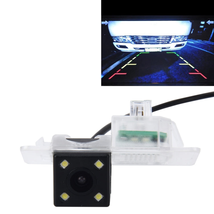 656x492 Effective Pixel  NTSC 60HZ CMOS II Waterproof Car Rear View Backup Camera With 4 LED Lamps for BMW 2014-2016 Version 2 Series/3 Series/5 Series/X1/X3/X4/X5/X6, For BMW 2 Series 2014-2016 Version