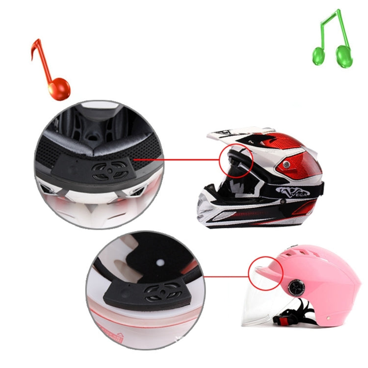 Motorcycle ABS Shell Helmet Bluetooth Stereo Speaker for iOS and Android, Stereo Speaker