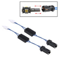 2 PCS T10 Car Auto Clearance Light Warning Error-free Decoder Adapter for DC 12V/3W, T10
