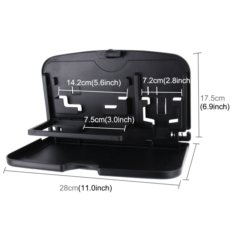 SHUNWEI SD-1509 Car Auto Back Seat Folding Table Drink Food Cup Tray Holder Stand Desk Multi-purpose Travel Dining Tray, SD-1509, Travel Dining Tray