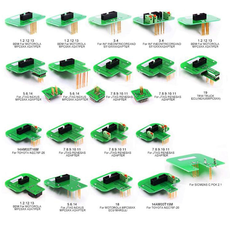 22 PCS Car For KTAG / KESS / KTM BDM Adapters Trasdata Set BDM Frame ECU RAMP Adapters, Car KTAG KESS KTM BDM Adapters