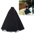 Car Auto Universal Leather Waterproof Dustproof Hand Brake Shift Knob Cover, Cover 2
