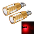 2 PCS T10 2W 180 LM 5500K Constant Current Car Clearance Light with 38 SMD-3014 Lamps, DC 12-16V, 38 SMD-3014 Lamps, T10+2W Blue Light